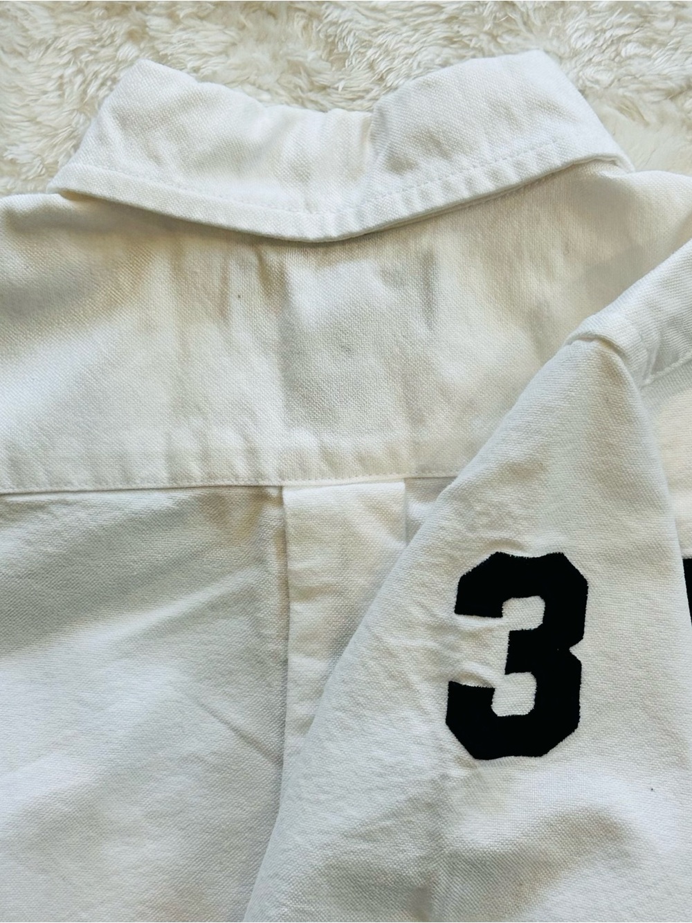 Polo Ralph Lauren Toddler Boys Big Pony Banner Stripe Oxford Shirt White #3 3T - Picture 5 of 8